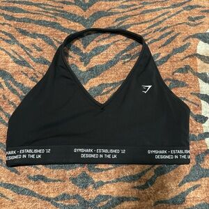 Gymshark Black V-Neck Sports Bra